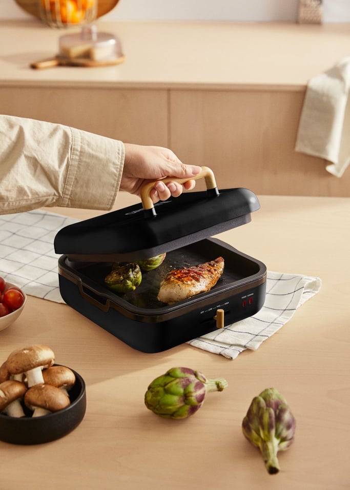 STONE STUDIO PRO - Grill multifunzione con apertura a 180º, Immagine di galleria 4