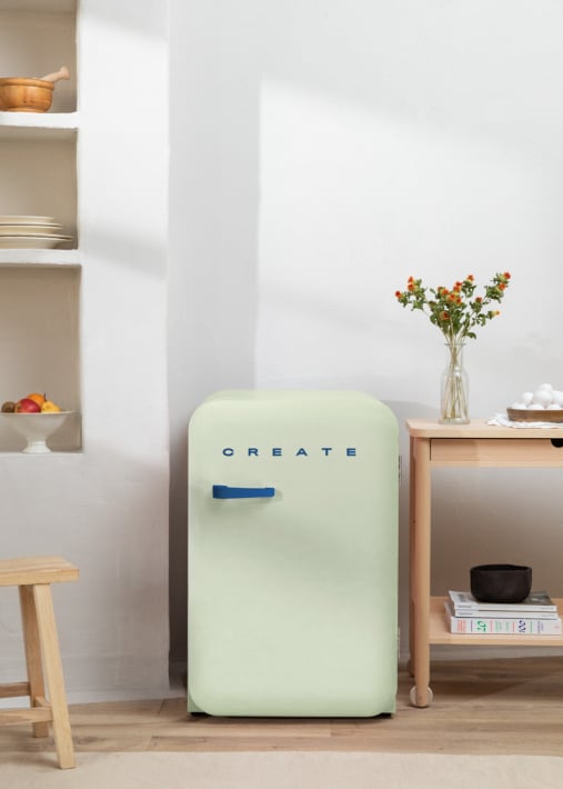 Acquista FRIDGE RETRO 107L - Frigorifero in stile retrò