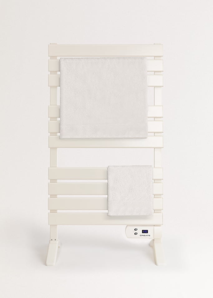 WARM TOWEL - Scaldasalviette elettrico da terra o da parete 500W, Immagine di galleria 2