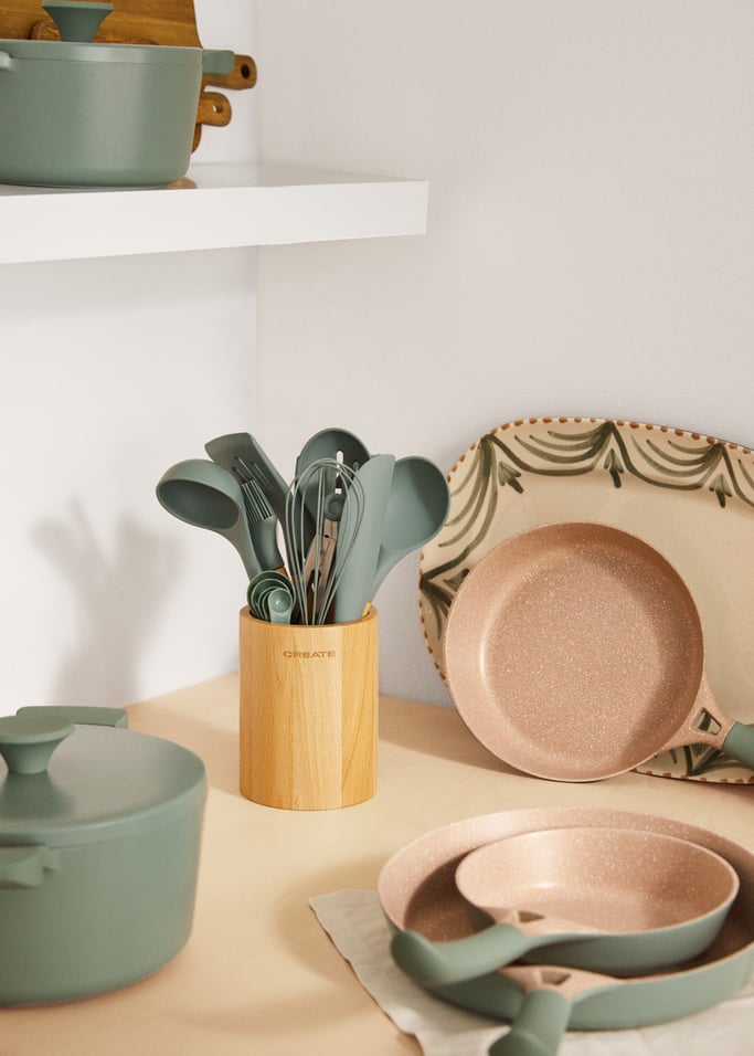 KITCHENWARE STUDIO - Utensili da cucina in legno e silicone, Immagine di galleria 4