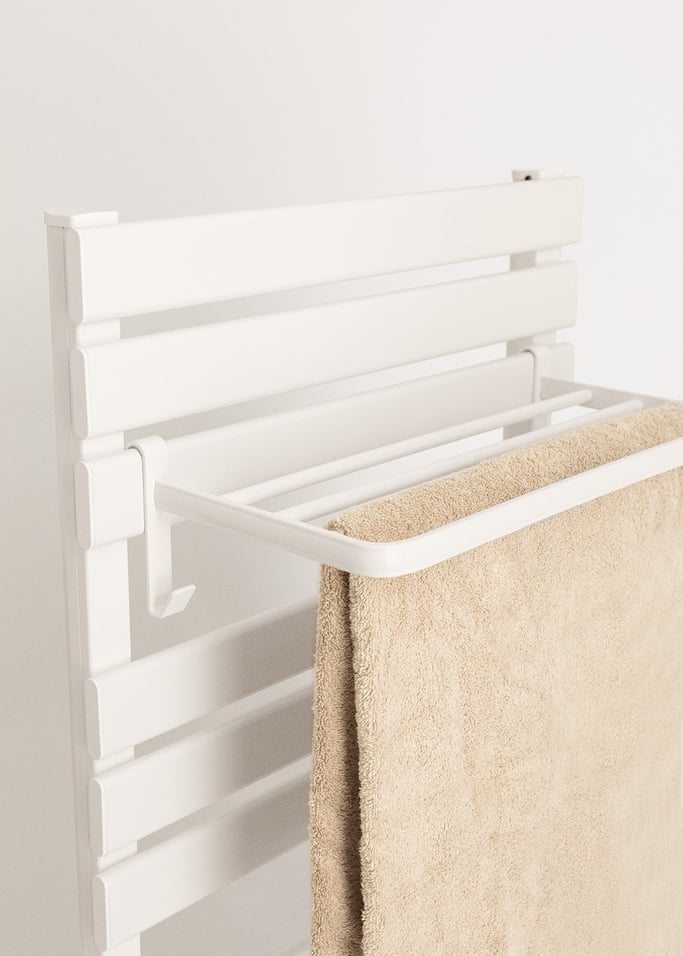 Portasciugamani con ganci e tre barre per scaldasalviette WARM TOWEL, Immagine di galleria 5