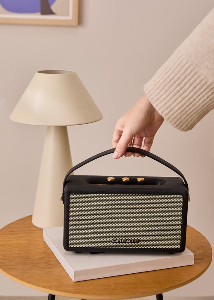 SPEAKER RETRO - Altoparlante portatile con Bluetooth, USB e AUX, Immagine di galleria 4