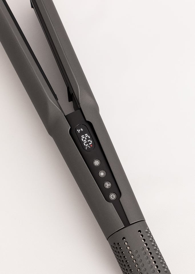 CERAMIC AIR STYLER DUAL - Piastra asciugacapelli ionica 2 in 1 per capelli bagnati o asciutti con rivestimento in ceramica, Immagine di galleria 10
