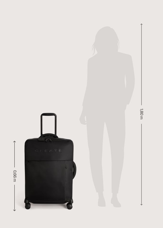 LUGGAGE STUDIO SOFT - Valigia morbida in poliestere con lucchetto TSA e ruote multidirezionali, Immagine di galleria 10