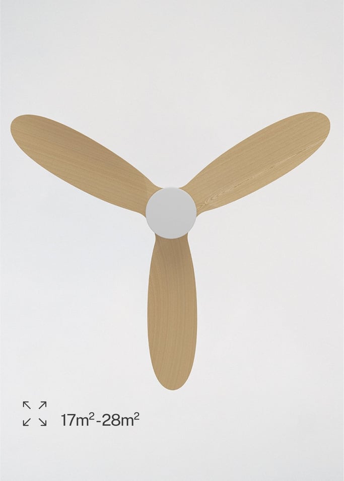 WIND LITE - Ventilatore da soffitto silenzioso 40W Ø132 cm adatto per interni ed esterni, Immagine di galleria 5