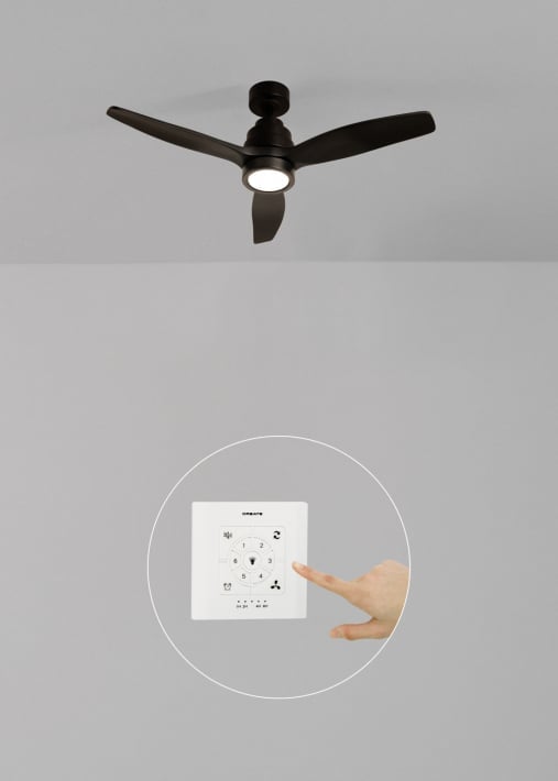 Acquista WIND STYLANCE - Ventilatore da soffitto 40W silenzioso 100% legno varie dimensioni