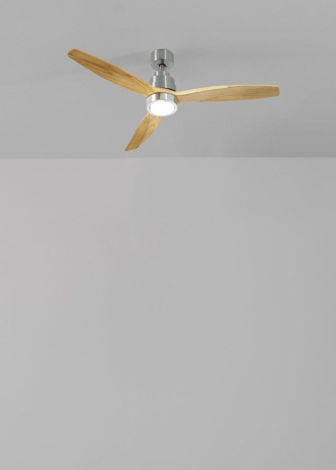 WIND STYLANCE - Ventilatore da soffitto 40W silenzioso 100% legno varie dimensioni, Immagine di galleria 2