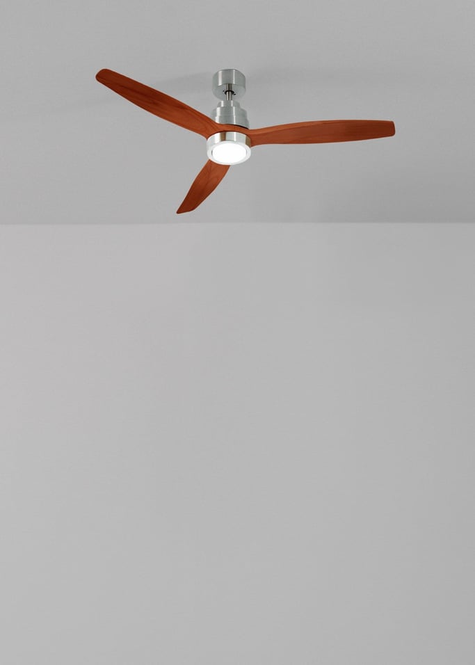 WIND STYLANCE - Ventilatore da soffitto 40W silenzioso 100% legno varie dimensioni, Immagine di galleria 2