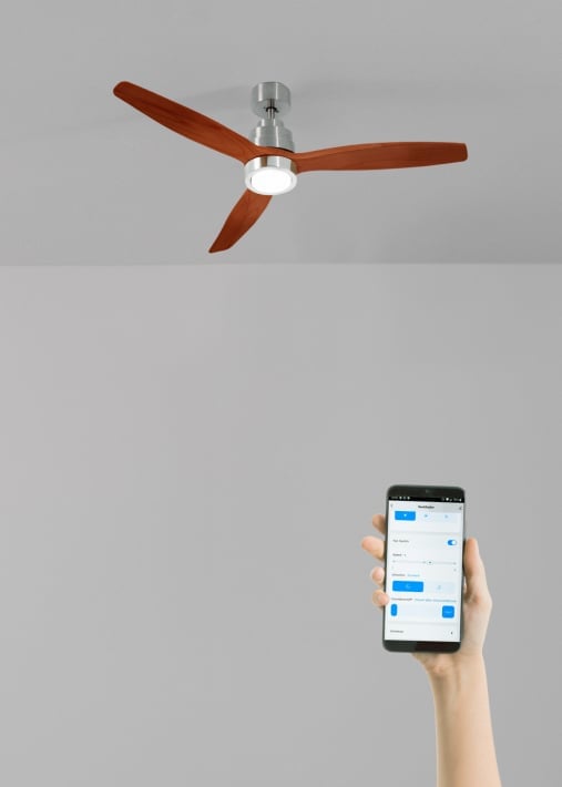 Acquista WIND STYLANCE - Ventilatore da soffitto 40W silenzioso 100% legno varie dimensioni