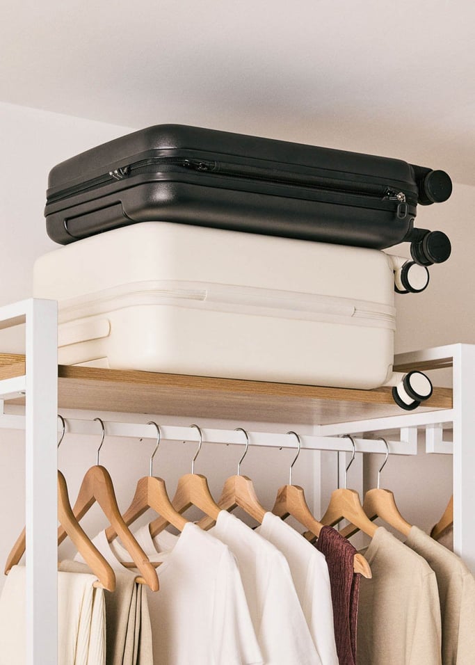 LUGGAGE STUDIO FOLDABLE - Valigia rigida pieghevole da cabina in policarbonato con lucchetto TSA e ruote multidirezionali, Immagine di galleria 3