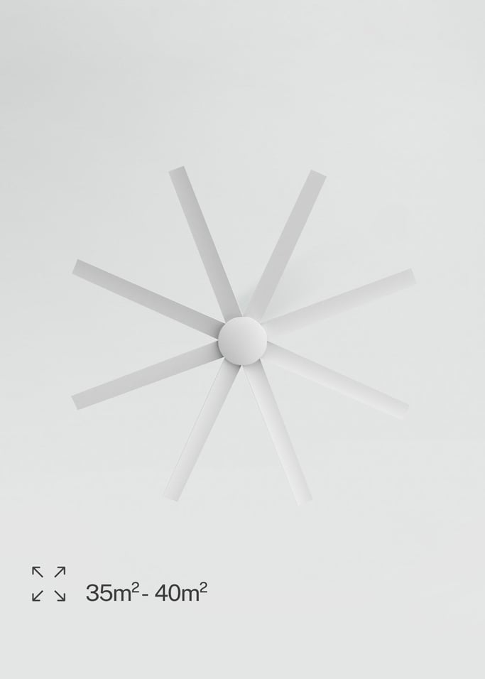 WIND INDUSTRIAL - Ventilatore da soffitto 40W silenzioso  disponibile in varie dimensioni, Immagine di galleria 5