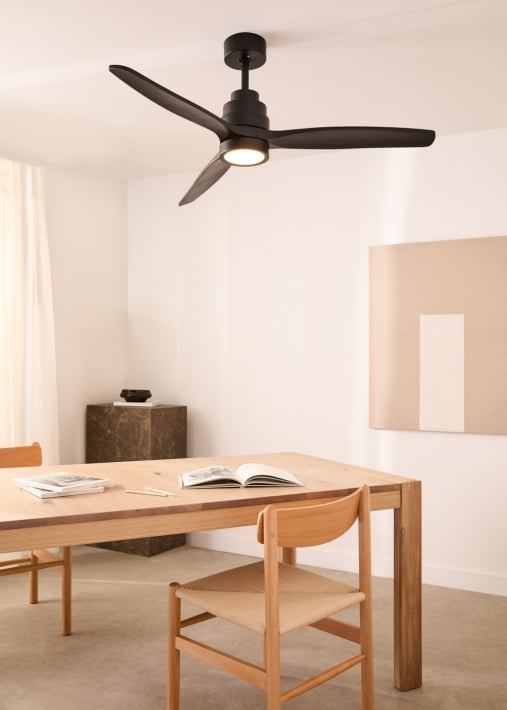 Acquista WIND STYLANCE - Ventilatore da soffitto 40W silenzioso 100% legno varie dimensioni