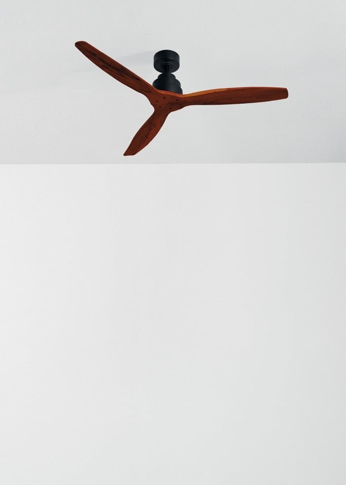 WIND STYLANCE - Ventilatore da soffitto 40W silenzioso 100% legno varie dimensioni, Immagine di galleria 2