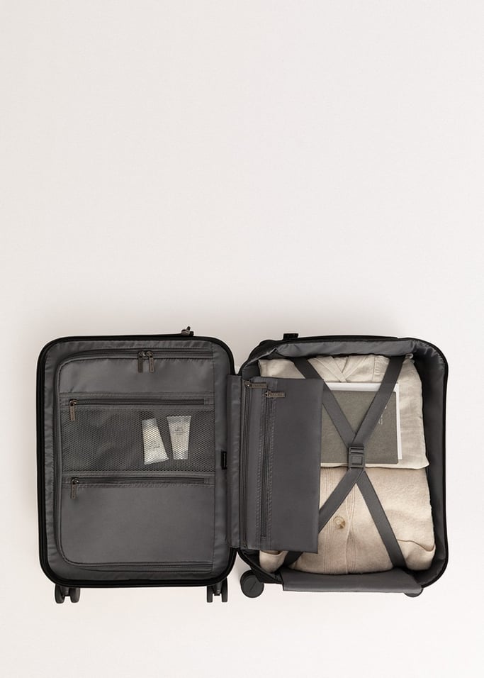 LUGGAGE STUDIO FOLDABLE - Valigia rigida pieghevole da cabina in policarbonato con lucchetto TSA e ruote multidirezionali, Immagine di galleria 9
