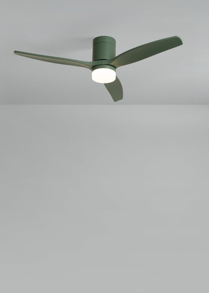 WIND CALM - Ventilatore da soffitto silenzioso da 40W con pale tecniche in ABS di varie dimensioni, Immagine di galleria 2