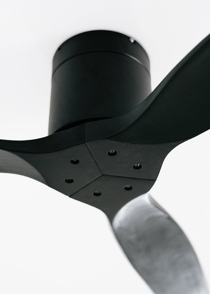 WIND CALM - Ventilatore da soffitto silenzioso da 40W con pale tecniche in ABS di varie dimensioni, Immagine di galleria 6