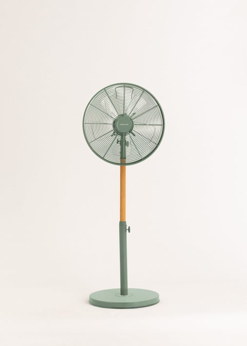 Acquista AIR STAND WOOD - Ventilatore oscillante a piantana 50W in stile retrò