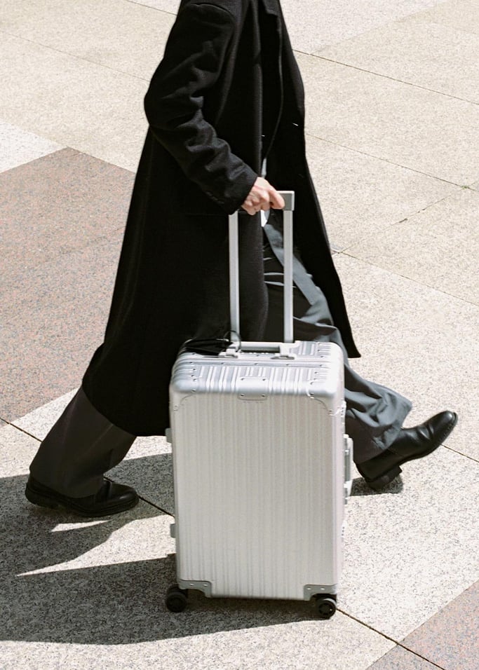 LUGGAGE ALUMINIUM - Valigia rigida in alluminio con lucchetto TSA e ruote multidirezionali, Immagine di galleria 2