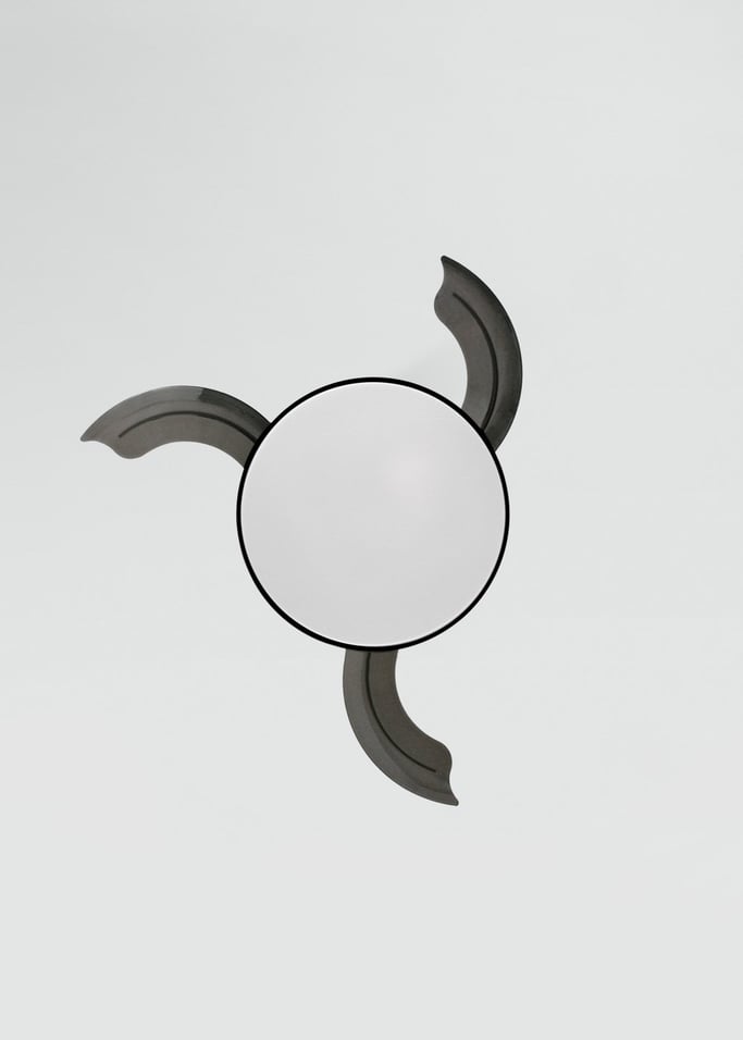 WIND CLEAR - Ventilatore da soffitto 40W silenzioso a pale retrattili con luce LED varie dimensioni, Immagine di galleria 6