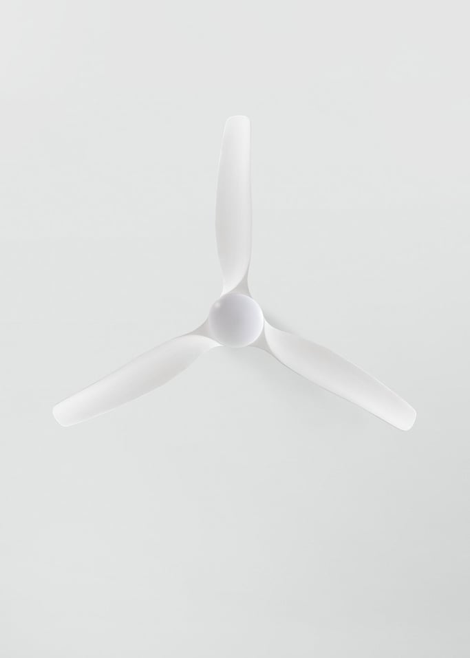 WIND CALM SLIM LIGHT - Ventilatore da soffitto silenzioso 40W Ø132 cm 100 % legno, Immagine di galleria 6