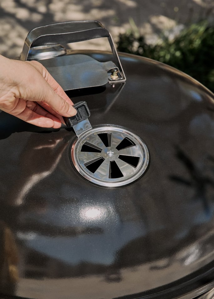 BBQ SMOKEY KETTLE - Barbecue affumicatore a carbone con raccoglicenere, Immagine di galleria 4