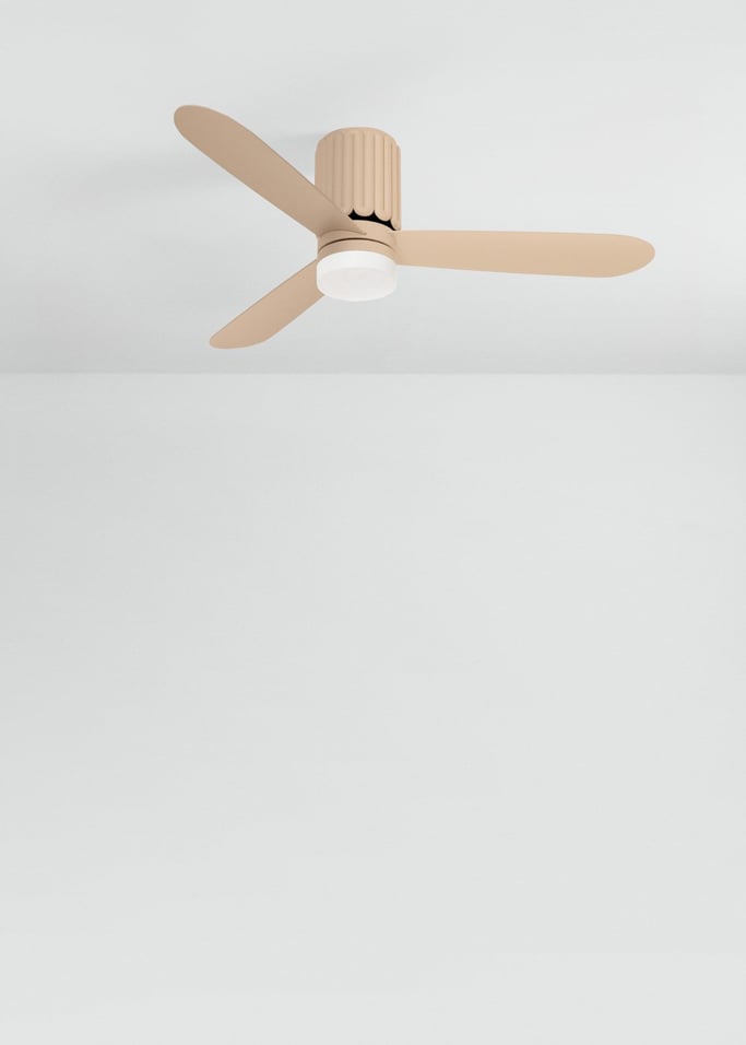 WIND CALM SCULPT - Ventilatore da soffitto silenzioso 40W Ø132 cm con luce LED, Immagine di galleria 2