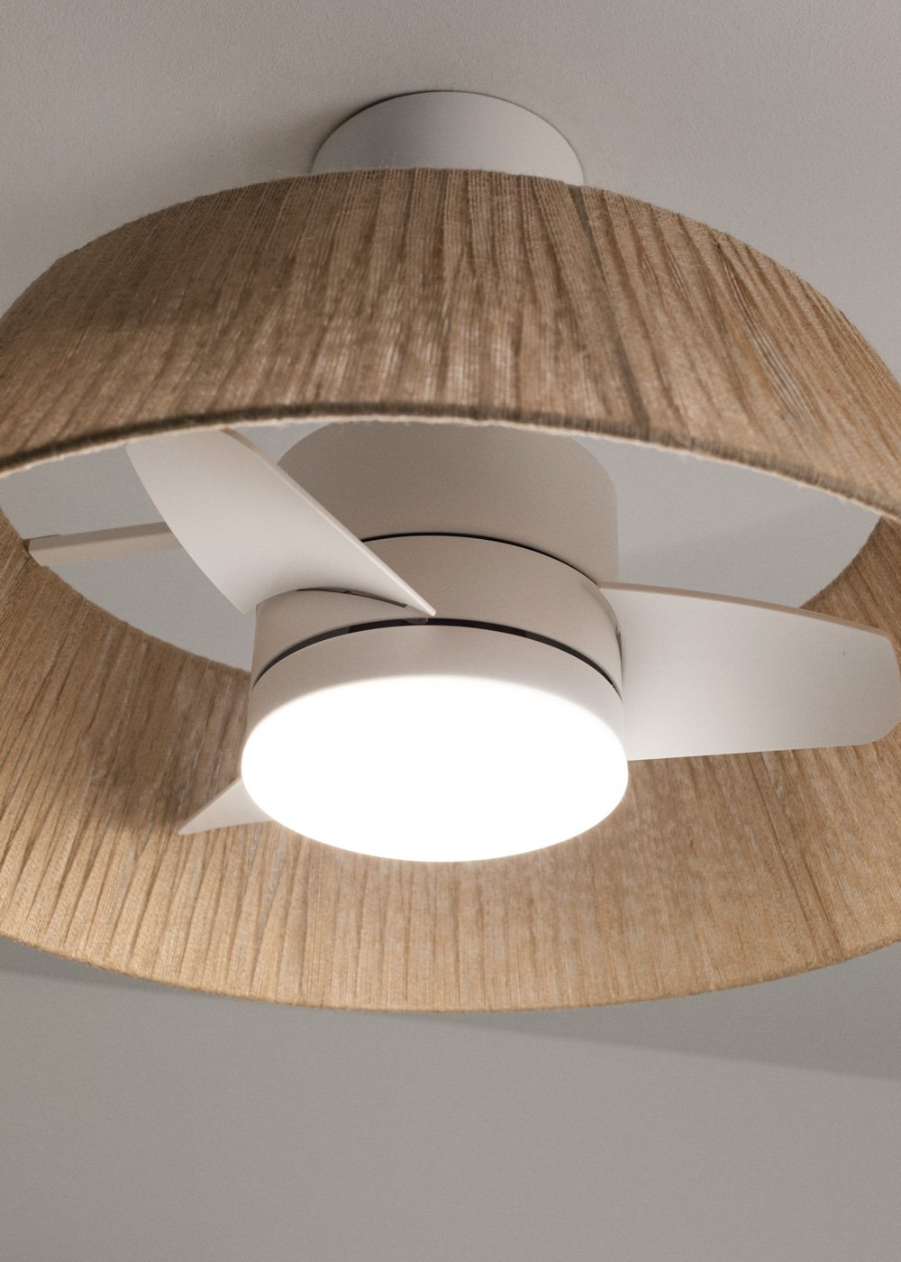 Ventilatore Da Tavolo COMFEE' 23cm - 25W Silenzioso, 2 Velocità, Oscillazione 90°, Bianco - Foto 3