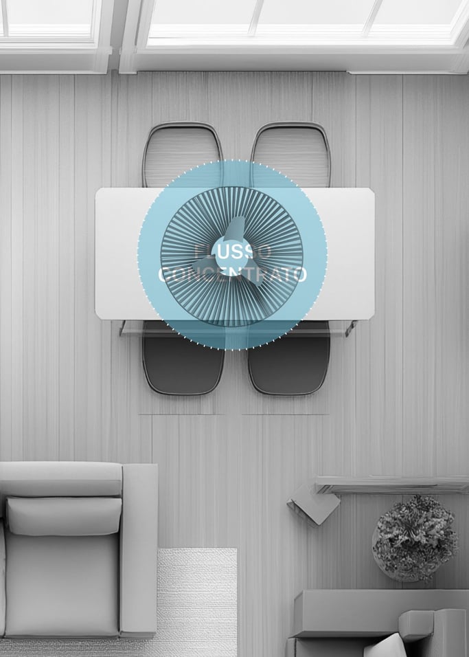 WIND LAMP WOVEN - Ventilatore da soffitto silenzioso 25W con luce LED, Immagine di galleria 4