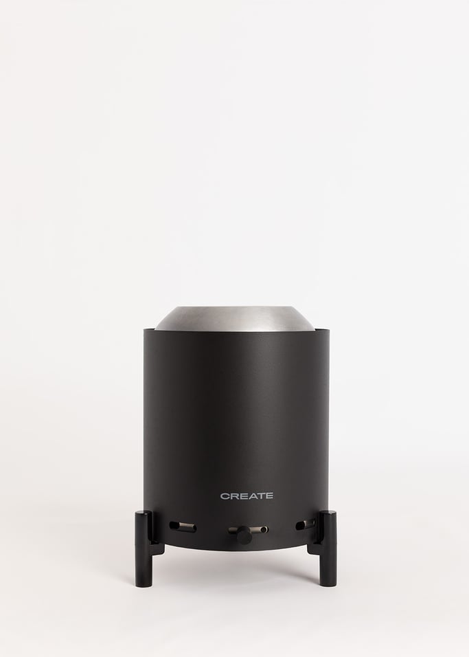 FIRE PIT COMPACT - Braciere da tavolo da 1,5 kW per esterni a pellet senza fumo, Immagine di galleria 4