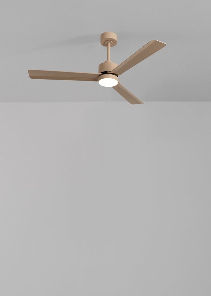 WIND MODERN - Ventilatore da soffitto silenzioso 40W con luce LED disponibile in varie dimensioni, Immagine di galleria 2