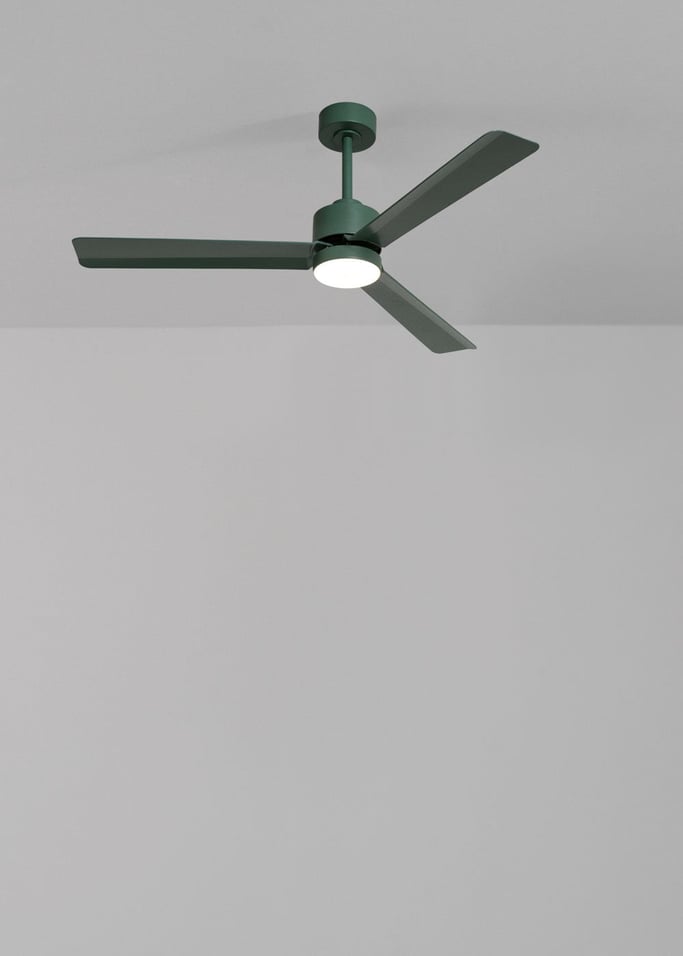 WIND MODERN - Ventilatore da soffitto silenzioso 40W con luce LED disponibile in varie dimensioni, Immagine di galleria 2