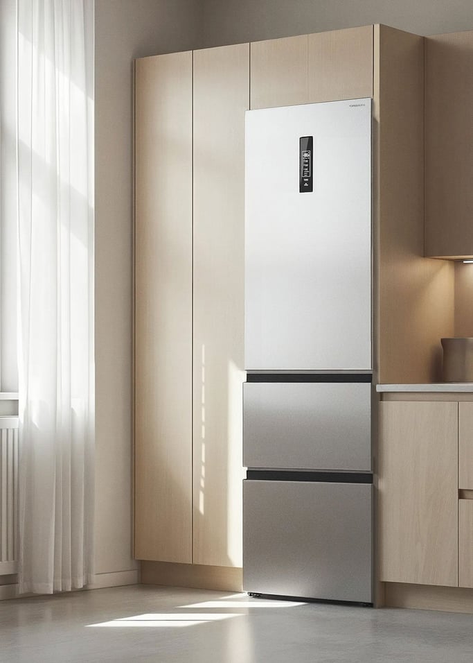 FRIDGE STUDIO COMBI PRO FLEX 401 - Frigorifero da 401L in stile italiano con Perfect Fit, Space Pro e Care+, Immagine di galleria 1