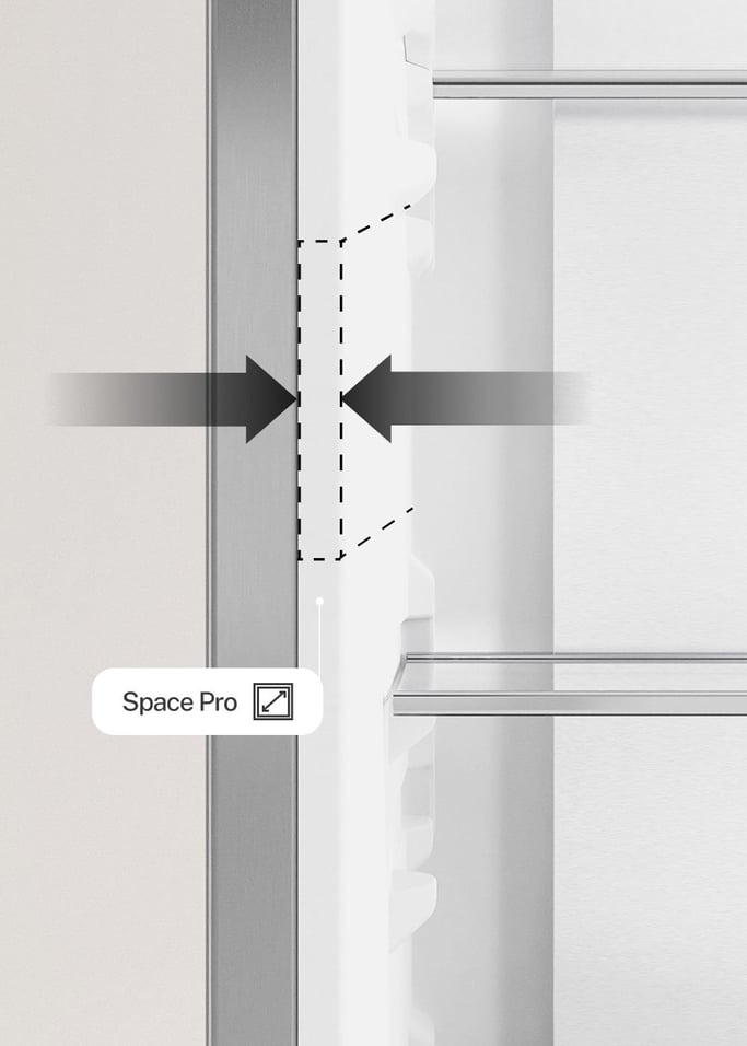 FRIDGE STUDIO COMBI PRO 402 - Frigorifero-congelatore combinato da 402 l No Frost con Space Pro e Care+, Immagine di galleria 6