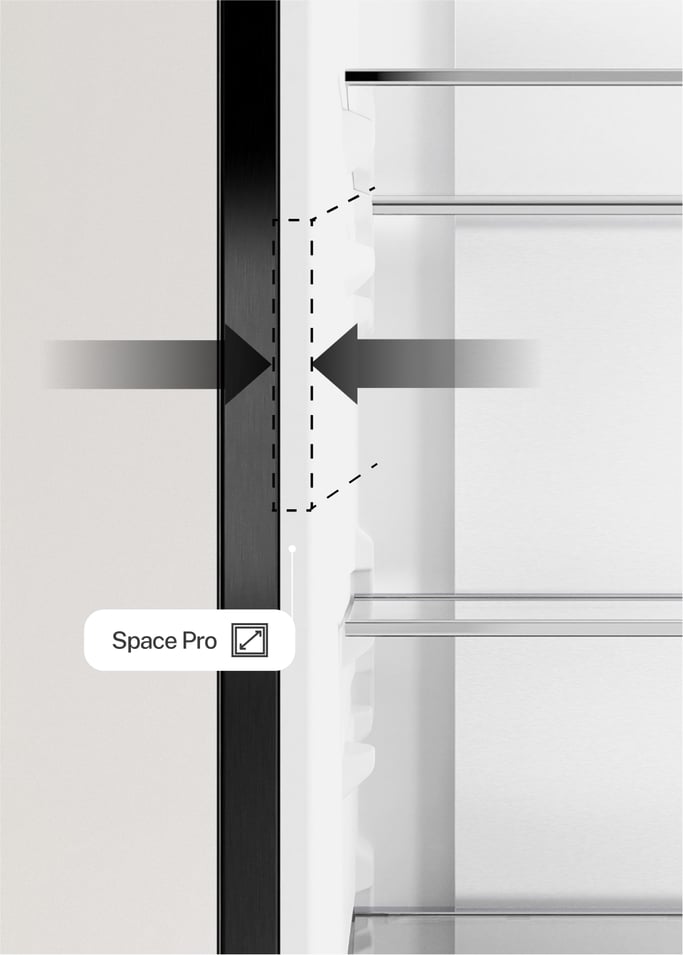 FRIDGE STUDIO COMBI PRO 402 - Frigorifero-congelatore combinato da 402 l No Frost con Space Pro e Care+, Immagine di galleria 6