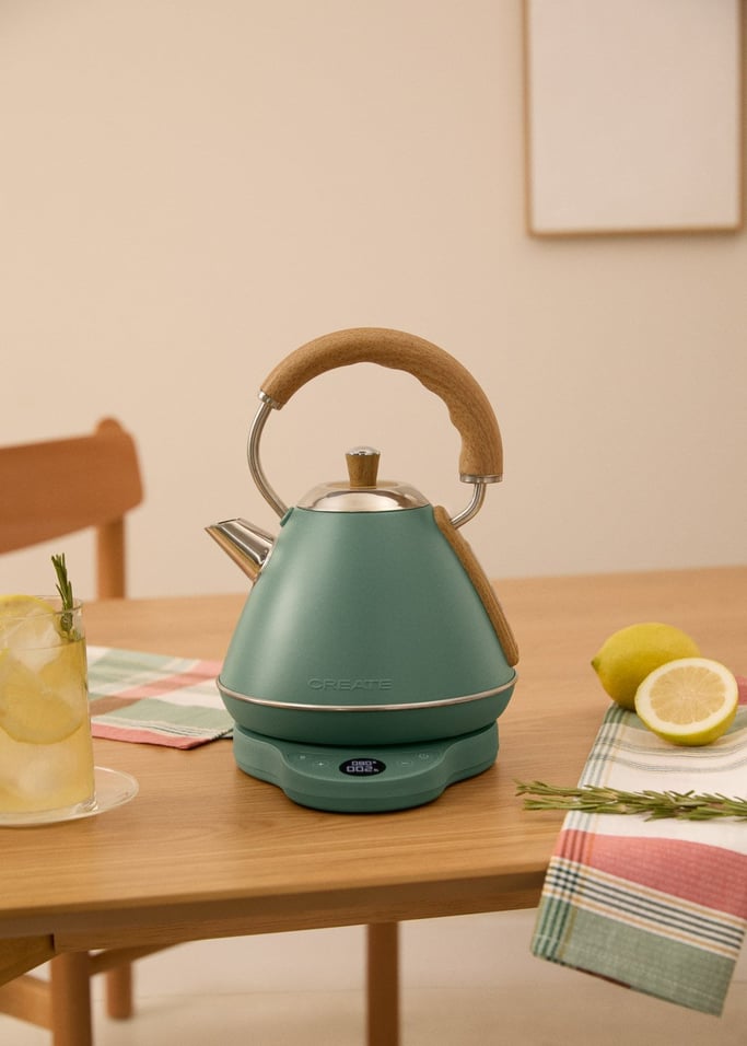 KETTLE RETRO PRO - Bollitore elettrico da 1 L con controllo della temperatura, Immagine di galleria 1