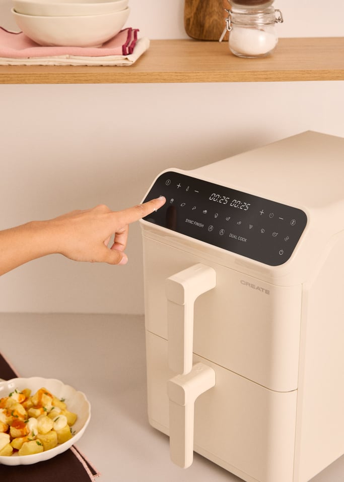 AIR FRYER DUAL STACK - Friggitrice ad aria 11,2 L a doppio livello con controllo indipendente, Immagine di galleria 4