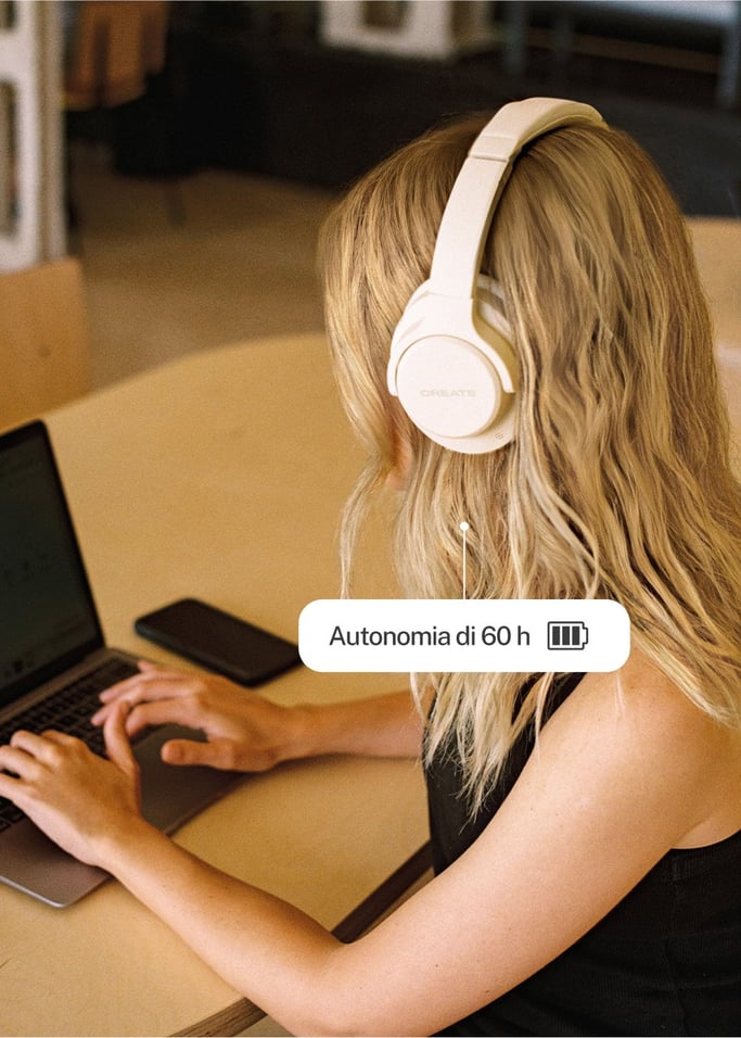 HEADPHONES ANC STUDIO - Cuffie wireless over-ear con cancellazione del rumore, Immagine di galleria 5