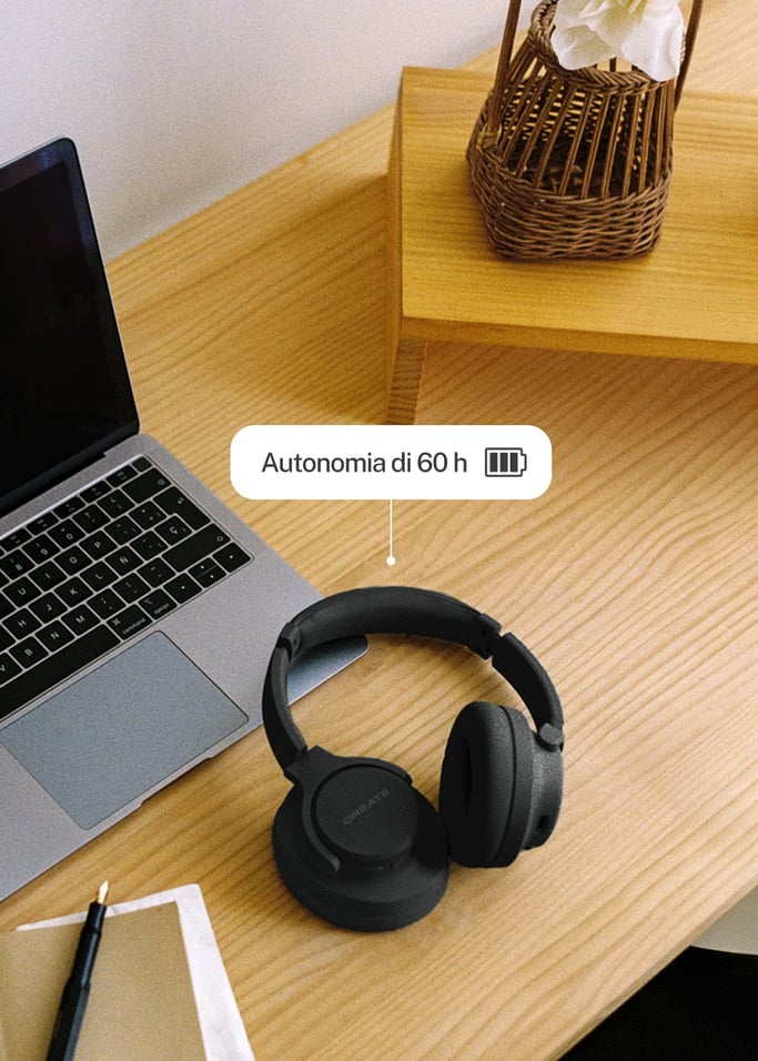 HEADPHONES ANC STUDIO - Cuffie wireless over-ear con cancellazione del rumore, Immagine di galleria 4