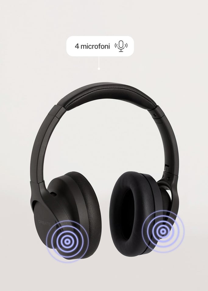 HEADPHONES ANC STUDIO - Cuffie wireless over-ear con cancellazione del rumore, Immagine di galleria 5
