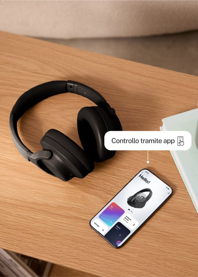 HEADPHONES ANC STUDIO - Cuffie wireless over-ear con cancellazione del rumore, Immagine di galleria 6