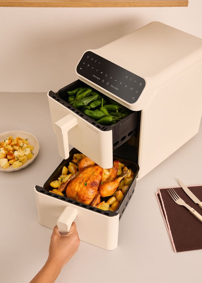 AIR FRYER DUAL STACK - Friggitrice ad aria 11,2 L a doppio livello con controllo indipendente, Immagine di galleria 2
