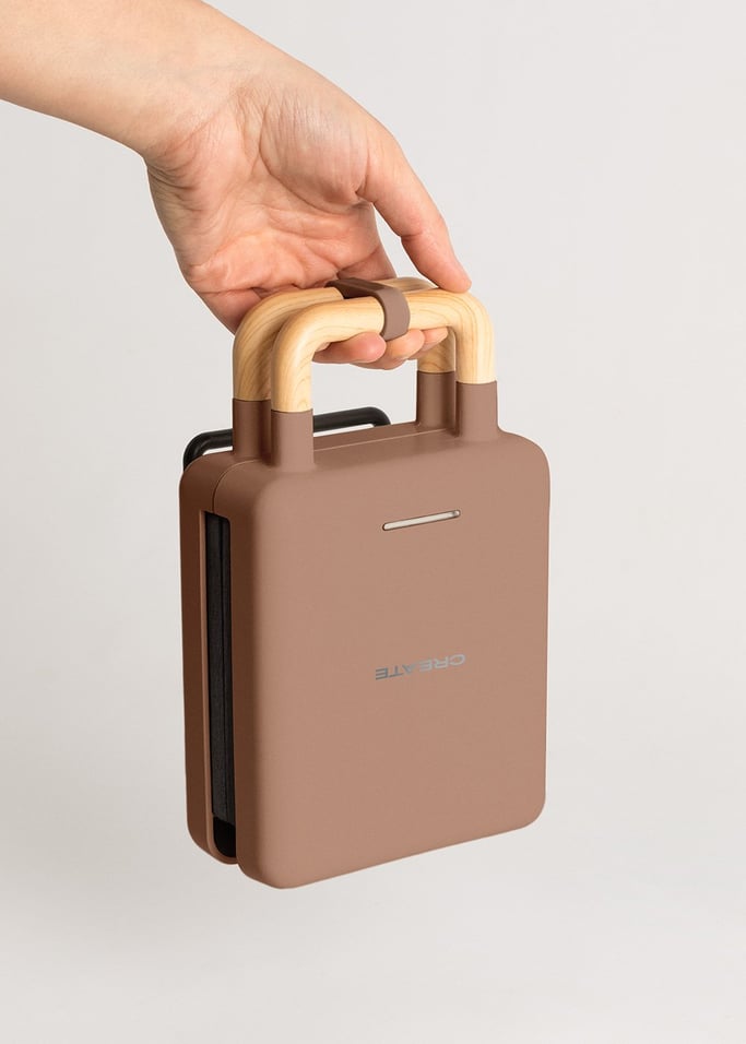 STONE STUDIO - Tostiera per panini, grill e waffle con piastre intercambiabili, Immagine di galleria 7