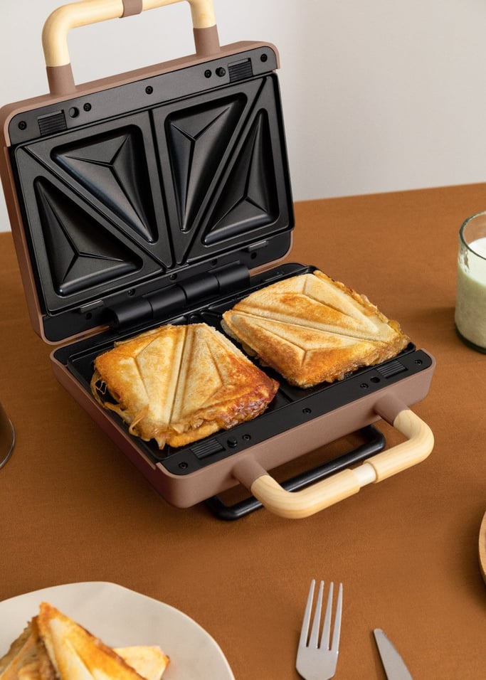 STONE STUDIO - Tostiera per panini, grill e waffle con piastre intercambiabili, Immagine di galleria 4