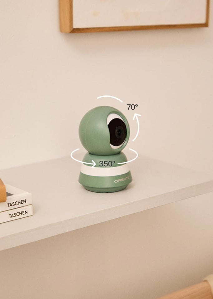 BABY CAM CONNECT PRO - Telecamera di sorveglianza per bambini con Wi-Fi, monitor e audio bidirezionale, Immagine di galleria 6
