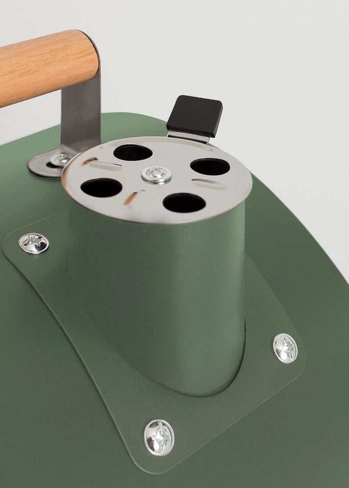 BBQ SMOKEY COMPACT - Barbecue affumicatore a carbone portatile, Immagine di galleria 8