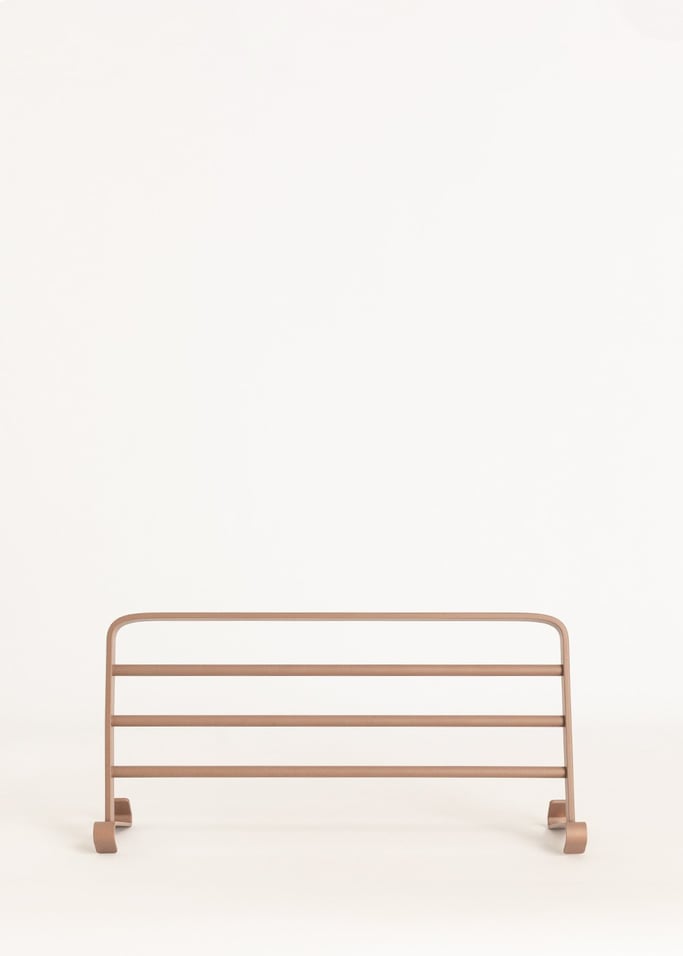 Portasciugamani con ganci e tre barre per scaldasalviette WARM TOWEL, Immagine di galleria 1