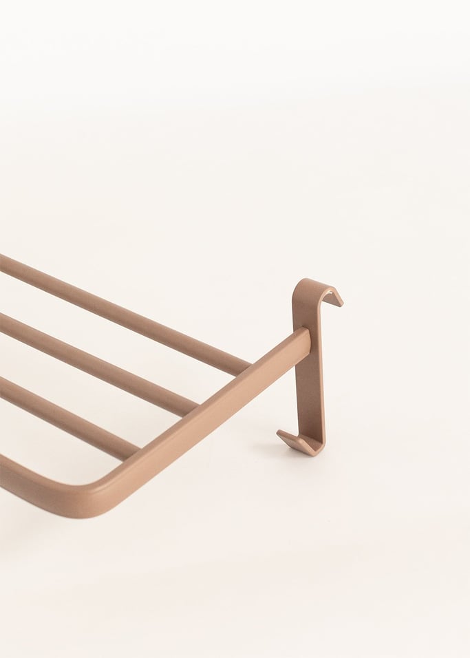 Portasciugamani con ganci e tre barre per scaldasalviette WARM TOWEL, Immagine di galleria 3