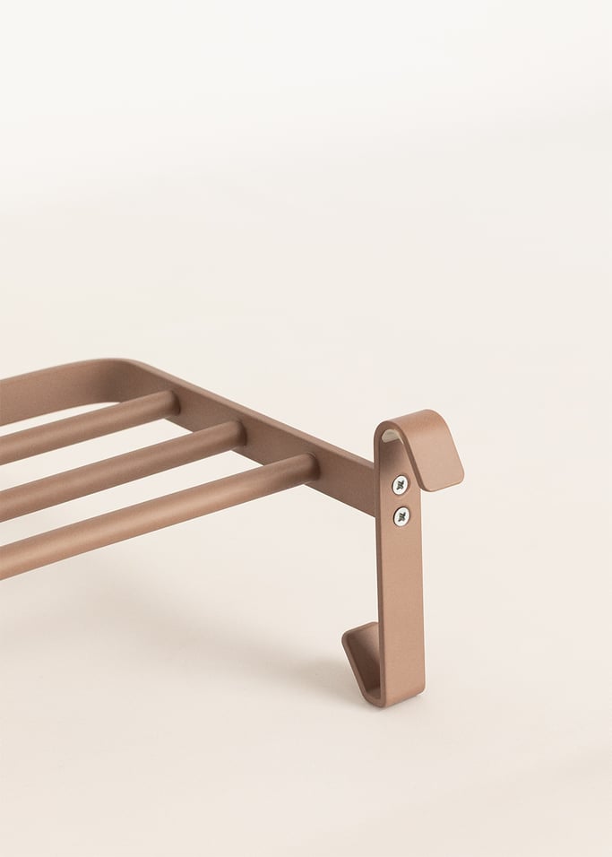 Portasciugamani con ganci e tre barre per scaldasalviette WARM TOWEL, Immagine di galleria 4