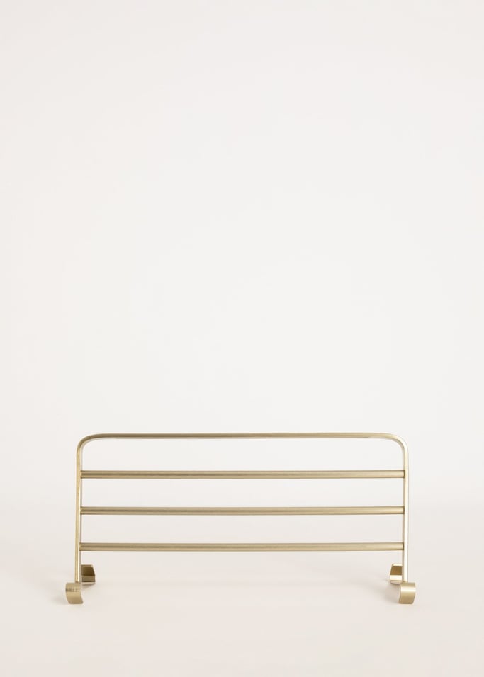 Portasciugamani con ganci e tre barre per scaldasalviette WARM TOWEL, Immagine di galleria 1