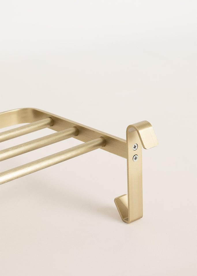 Portasciugamani con ganci e tre barre per scaldasalviette WARM TOWEL, Immagine di galleria 4